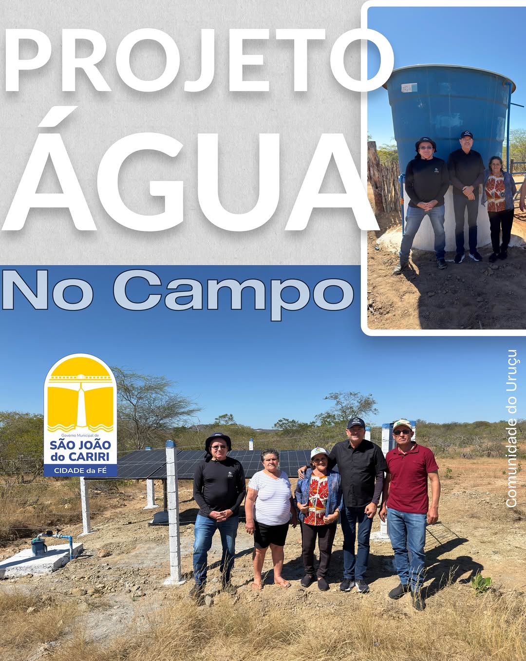 Projeto Água no Campo: Conquistas e Realizações em São João do Cariri