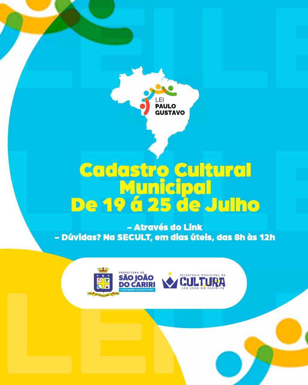 Prefeitura de São João do Cariri abre Inscrições para o Cadastro Cultural Municipal