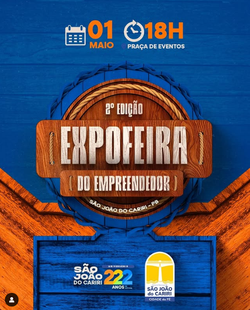 São João do Cariri celebra 1º aniversário com 2º Rango Expovera do Empreendedor