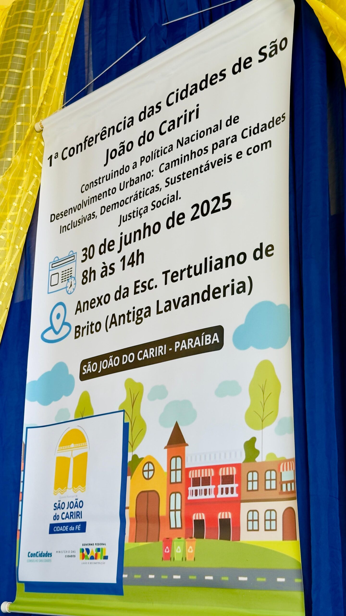 São João do Cariri realiza 1ª Conferência das Cidades e fortalece o debate sobre desenvolvimento urbano sustentável