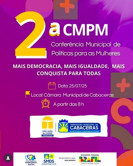 2ª Conferência Municipal de Políticas para as Mulheres