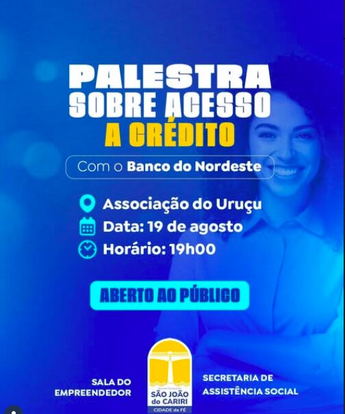 Oportunidade para empreendedores de São João do Cariri!