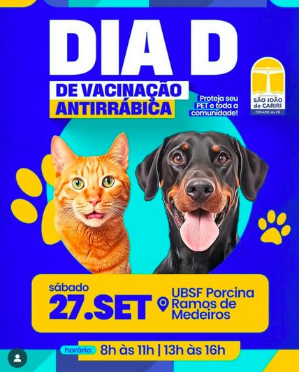 DIA D DE VACINAÇÃO ANTIRRÁBICA