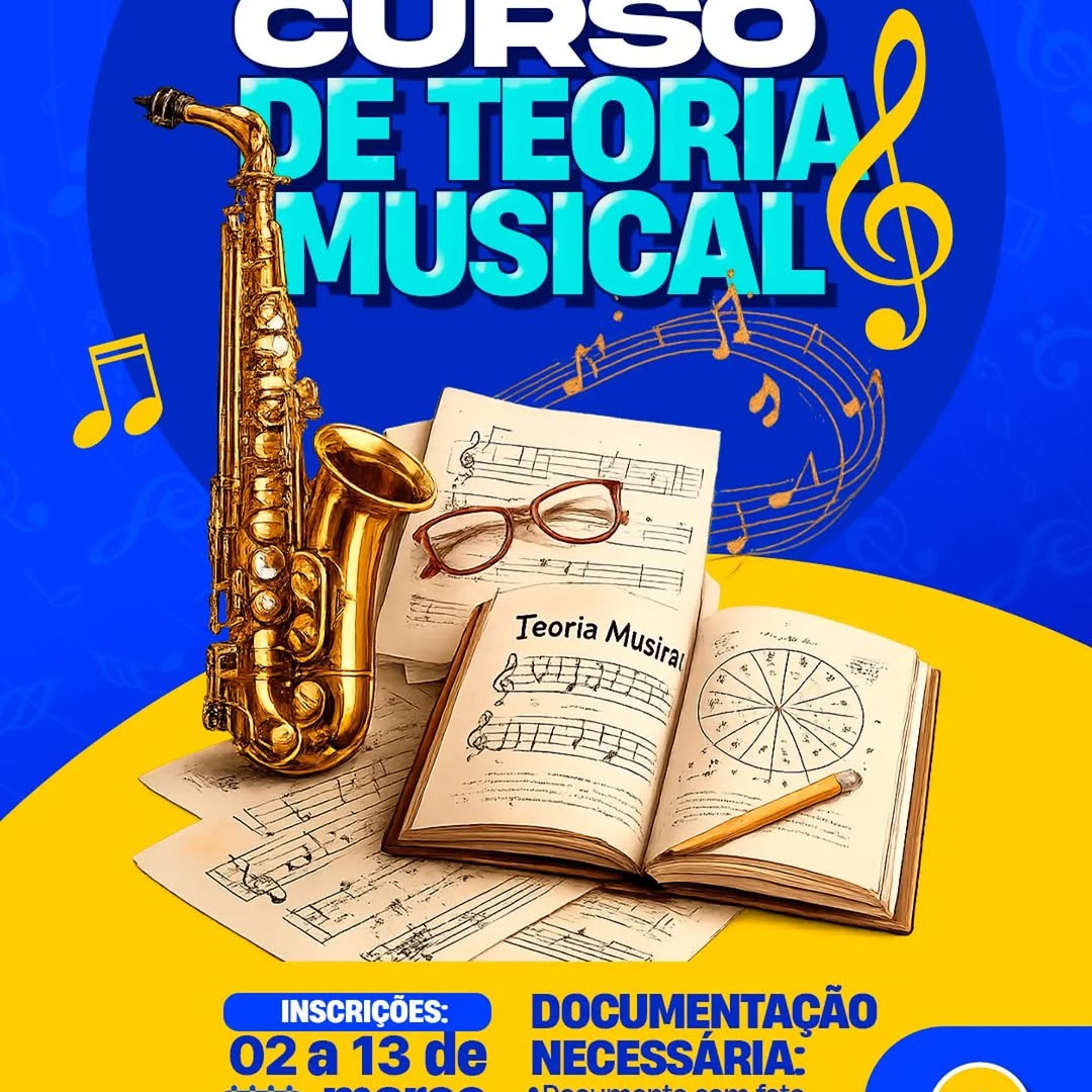 SECULT Oferece Curso de Teoria Musical para Compreensão Profunda da Arte