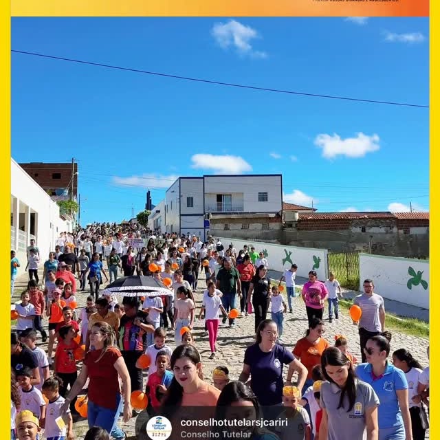 São João do Cariri: Rede de Ensino Mobiliza pela Proteção Infantojuvenil