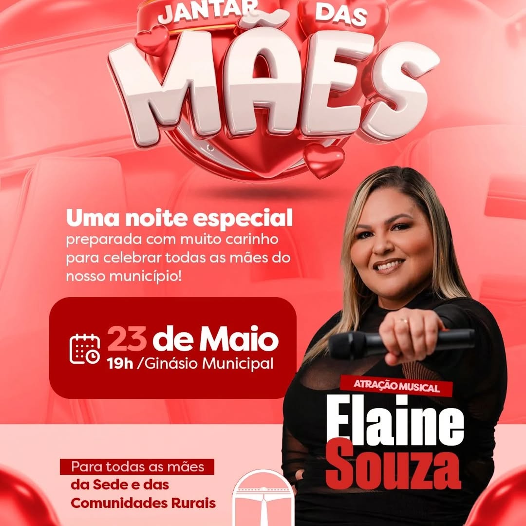 Prefeitura de São João do Cariri agenda homenagens às mães em maio de 2026