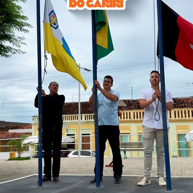 São João do Cariri celebra 223 anos com hasteamento e apresentação musical