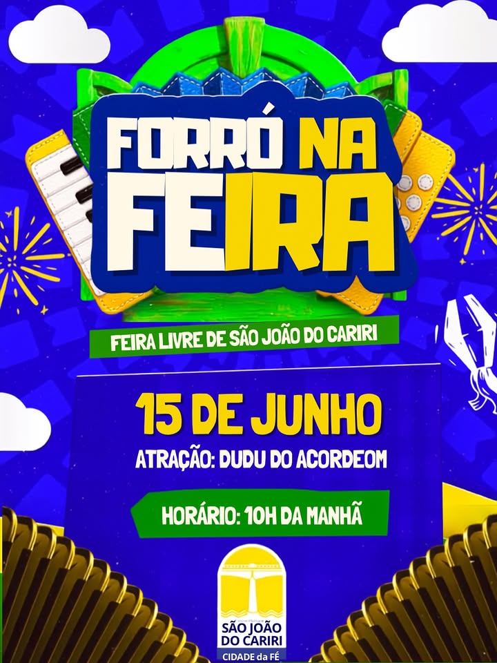 Forró na Feira anima manhã de domingo em São João do Cariri